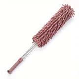 Darrahopens Home & Garden > Laundry & Cleaning > Laundry Cleaning Supplies Coffee brown  Household Cleaning Duster / Static Duster / Dust Sweeper / Telescopic & Non-Shedding / Washable & Bendable / High-Reach Cleaning Tool / Cleaning Tools & Supplies