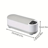 Darrahopens Home & Garden > Laundry & Cleaning > Laundry Cleaning Supplies High-Frequency Vibration Cleaning Box｜Powerful Deep Clean・Low Noise & Energy-Saving・Restore Original Shine, Renewing Jewelry, Glasses & Delicate Items**
