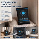 Darrahopens Home & Garden > Laundry & Cleaning > Laundry Cleaning Supplies Humidity Tracking Silica Gel Moisture Absorbers, Regular Blue Black Flat Top Sachets, 100g Twin Pack In Australia - Darrahopens