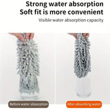 Darrahopens Home & Garden > Laundry & Cleaning > Laundry Cleaning Supplies khaki  Household Cleaning Duster / Static Duster / Dust Sweeper / Telescopic & Non-Shedding / Washable & Bendable / High-Reach Cleaning Tool / Cleaning Tools & Supplies