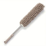 Darrahopens Home & Garden > Laundry & Cleaning > Laundry Cleaning Supplies khaki  Household Cleaning Duster / Static Duster / Dust Sweeper / Telescopic & Non-Shedding / Washable & Bendable / High-Reach Cleaning Tool / Cleaning Tools & Supplies