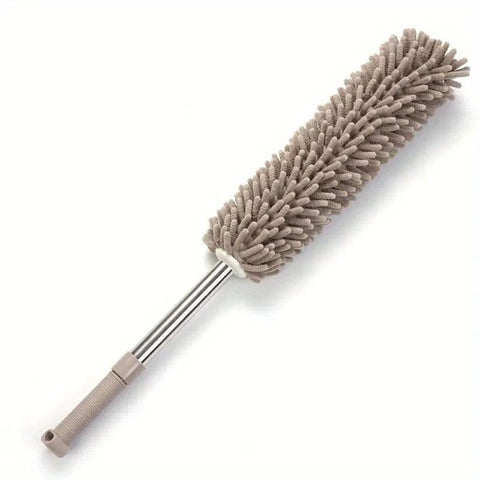 Darrahopens Home & Garden > Laundry & Cleaning > Laundry Cleaning Supplies khaki  Household Cleaning Duster / Static Duster / Dust Sweeper / Telescopic & Non-Shedding / Washable & Bendable / High-Reach Cleaning Tool / Cleaning Tools & Supplies