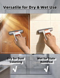 Darrahopens Home & Garden > Laundry & Cleaning > Laundry Cleaning Supplies Mini Mop - with 3 replaceable sponges - portable cleaning sponge - can be used wet and dry - handle with squeeze function for one-handed operation - can be used for cleaning bathrooms, kitchens, tiles, etc.