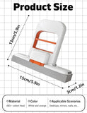Darrahopens Home & Garden > Laundry & Cleaning > Laundry Cleaning Supplies Mini Mop - with 3 replaceable sponges - portable cleaning sponge - can be used wet and dry - handle with squeeze function for one-handed operation - can be used for cleaning bathrooms, kitchens, tiles, etc.