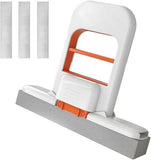 Darrahopens Home & Garden > Laundry & Cleaning > Laundry Cleaning Supplies Mini Mop - with 3 replaceable sponges - portable cleaning sponge - can be used wet and dry - handle with squeeze function for one-handed operation - can be used for cleaning bathrooms, kitchens, tiles, etc.