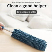 Darrahopens Home & Garden > Laundry & Cleaning > Laundry Cleaning Supplies （navy blue）Household Cleaning Duster / Static Duster / Dust Sweeper / Telescopic & Non-Shedding / Washable & Bendable / High-Reach Cleaning Tool / Cleaning Tools & Supplies