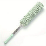 Darrahopens Home & Garden > Laundry & Cleaning > Laundry Cleaning Supplies pale green  Household Cleaning Duster / Static Duster / Dust Sweeper / Telescopic & Non-Shedding / Washable & Bendable / High-Reach Cleaning Tool / Cleaning Tools & Supplies