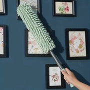 Darrahopens Home & Garden > Laundry & Cleaning > Laundry Cleaning Supplies pale green  Household Cleaning Duster / Static Duster / Dust Sweeper / Telescopic & Non-Shedding / Washable & Bendable / High-Reach Cleaning Tool / Cleaning Tools & Supplies