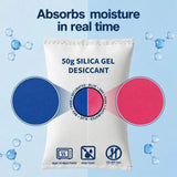 Darrahopens Home & Garden > Laundry & Cleaning > Laundry Cleaning Supplies Quad Pack Orange Humidity Visual Silica Gel Desiccant, Standard 200g Moisture Absorber Bags In Australia - Darrahopens
