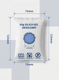 Darrahopens Home & Garden > Laundry & Cleaning > Laundry Cleaning Supplies Standard Flat Mouth Blue Black Silica Gel Desiccant Bags, Visual Humidity Dehumidifier, 200g 2 Pack In Australia - Darrahopens