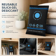 Darrahopens Home & Garden > Laundry & Cleaning > Laundry Cleaning Supplies Standard Flat Mouth Blue Black Silica Gel Desiccant Bags, Visual Humidity Dehumidifier, 200g 2 Pack In Australia - Darrahopens