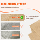 Darrahopens Home & Garden > Laundry & Cleaning > Laundry Cleaning Supplies VEVOR Burlap Fabric Roll, 1016 mm x 22.86 m & 50 x 50 Density Wide Natural Burlap Fabric Rolls, Jute Fabric Burlap Tree Wrap Roll, for Decor, Crafts, Wedding, Gardening, Plant & Tree Winter Covering