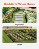 Darrahopens Home & Garden > Laundry & Cleaning > Laundry Cleaning Supplies VEVOR Metal Landscape Edging, 8 Packs 72 in Rust-Resistant Aluminum Alloy Landscape Edging, Bendable Garden Edging Border, Heavy Duty Lawn Edging Fence for Flower Bed Yard Pathway