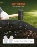 Darrahopens Home & Garden > Laundry & Cleaning > Laundry Cleaning Supplies VEVOR Metal Landscape Edging, 8 Packs 72 in Rust-Resistant Aluminum Alloy Landscape Edging, Bendable Garden Edging Border, Heavy Duty Lawn Edging Fence for Flower Bed Yard Pathway