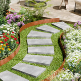 Darrahopens Home & Garden > Laundry & Cleaning > Laundry Cleaning Supplies VEVOR Steel Landscape Edging, 10 Packs 40 x 4.5 in Weather-Resistant & Pre-Rust Metal Landscape Edging, Bendable Garden Edging Border, Heavy Duty Lawn Edging, Flower Bed Yard Pathway Divider