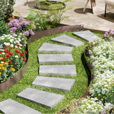 Darrahopens Home & Garden > Laundry & Cleaning > Laundry Cleaning Supplies VEVOR Steel Landscape Edging, 5 Packs 990 x 181 mm Rust-Resistant Metal Landscape Edging, Bendable Garden Edging Border, Heavy Duty Lawn Edging, Easy-to-Install, Flower Bed Yard Pathway Divider Brown
