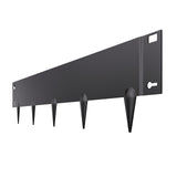 Darrahopens Home & Garden > Laundry & Cleaning > Laundry Cleaning Supplies VEVOR Steel Landscape Edging, 5 Packs 990 x 207 mm Rust-Resistant Metal Landscape Edging, Bendable Garden Edging Border, Heavy Duty Lawn Edging, Easy-to-Install, Flower Bed Yard Pathway Divider Black