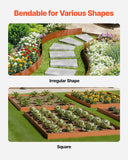 Darrahopens Home & Garden > Laundry & Cleaning > Laundry Cleaning Supplies VEVOR Steel Landscape Edging, 6 Packs 40 x 8 in Weather-Resistant & Pre-Rust Metal Landscape Edging, Bendable Garden Edging Border, Lawn Edging for Flower Bed Yard Pathway Divider