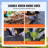 Darrahopens Home & Garden > Laundry & Cleaning > Laundry Cleaning Supplies VEVOR Weed Barrier Landscape Fabric, 3*300FT Heavy Duty Garden Weed Fabric, Woven PP Weed Control Fabric, Driveway Fabric, Geotextile Fabric for Landscaping, Ground Cover, Weed Blocker Weed Mat, Black