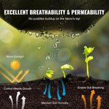 Darrahopens Home & Garden > Laundry & Cleaning > Laundry Cleaning Supplies VEVOR Weed Barrier Landscape Fabric, 3*300FT Heavy Duty Garden Weed Fabric, Woven PP Weed Control Fabric, Driveway Fabric, Geotextile Fabric for Landscaping, Ground Cover, Weed Blocker Weed Mat, Black