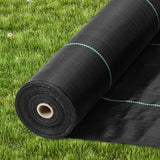 Darrahopens Home & Garden > Laundry & Cleaning > Laundry Cleaning Supplies VEVOR Weed Barrier Landscape Fabric, 6*300FT Heavy Duty Garden Weed Fabric, Woven PP Weed Control Fabric, Driveway Fabric, Geotextile Fabric for Landscaping, Ground Cover, Weed Blocker Weed Mat, Black