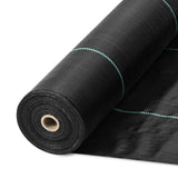 Darrahopens Home & Garden > Laundry & Cleaning > Laundry Cleaning Supplies VEVOR Weed Barrier Landscape Fabric, 6*300FT Heavy Duty Garden Weed Fabric, Woven PP Weed Control Fabric, Driveway Fabric, Geotextile Fabric for Landscaping, Ground Cover, Weed Blocker Weed Mat, Black