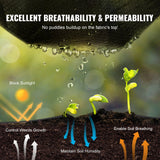 Darrahopens Home & Garden > Laundry & Cleaning > Laundry Cleaning Supplies VEVOR Weed Barrier Landscape Fabric, 6*300FT Heavy Duty Garden Weed Fabric, Woven PP Weed Control Fabric, Driveway Fabric, Geotextile Fabric for Landscaping, Ground Cover, Weed Blocker Weed Mat, Black