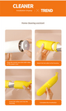 Darrahopens Home & Garden > Laundry & Cleaning > Laundry Cleaning Supplies Yellow Multifunctional Banana-Shaped Lint Remover – Portable Sticky Hair Cleaner with 6 Replaceable Rolls
