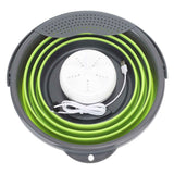 Darrahopens Home & Garden > Laundry & Cleaning > Laundry Storage 24W Portable Washing Machine Dormitory Sock Underwear Mini Washer Mini Washing Machine with 10L Foldable Laundry Bucket In Australia - Darrahopens