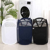 Darrahopens Home & Garden > Laundry & Cleaning > Laundry Storage Foldable Laundry Hamper Beige 01