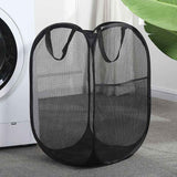 Darrahopens Home & Garden > Laundry & Cleaning > Laundry Storage Foldable Laundry Hamper Black 02