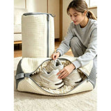Darrahopens Home & Garden > Laundry & Cleaning > Laundry Wash Bags 2 mesh shoe laundry bags with 360 ° soft brush - machine washable travel shoe bag, suitable for all sizes (white, yellow) In Australia - Darrahopens