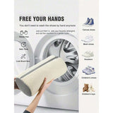 Darrahopens Home & Garden > Laundry & Cleaning > Laundry Wash Bags 2 mesh shoe laundry bags with 360 ° soft brush - machine washable travel shoe bag, suitable for all sizes (white, yellow) In Australia - Darrahopens