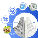 Darrahopens Home & Garden > Laundry & Cleaning > Laundry Wash Bags 2-Pack Reusable Shoe Washing Machine Bag – White Protective Laundry Bag for All Shoes, Anti-Deformation & Deep Clean with Zipper Lock (White)