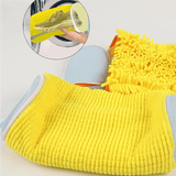 Darrahopens Home & Garden > Laundry & Cleaning > Laundry Wash Bags 2-Pack Washing Machine Shoe Wash Bags, Thick Chenille Lining Anti-Deformation Laundry Bags with Durable Zippers for Sneakers and Canvas Shoes - Blue