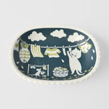 Darrahopens Home & Garden > Laundry & Cleaning > Laundry Wash Bags Bowl Oval 22.8cm Cat Clothes