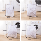 Darrahopens Home & Garden > Laundry & Cleaning > Laundry Wash Bags Fine Mesh Laundry Bag Set, 4 Pieces Anti-Snag Washing Bags with Zipper and Handle, for Delicate Clothes,  Bras, Household Laundry