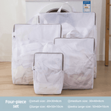Darrahopens Home & Garden > Laundry & Cleaning > Laundry Wash Bags Fine Mesh Laundry Bag Set, 4 Pieces Anti-Snag Washing Bags with Zipper and Handle, for Delicate Clothes,  Bras, Household Laundry