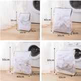 Darrahopens Home & Garden > Laundry & Cleaning > Laundry Wash Bags Handheld Mesh Laundry Bag Set, 4 Pcs Thick Polyester Washing Bags with Protective Zipper & Bra Protection Bags, for Clothes, Bedding, Lingerie