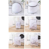 Darrahopens Home & Garden > Laundry & Cleaning > Laundry Wash Bags Handheld Mesh Laundry Bag Set, 6 Pcs Thick Polyester Washing Bags with Protective Zipper & Bra Protection Bags, for Clothes, Bedding, Lingerie