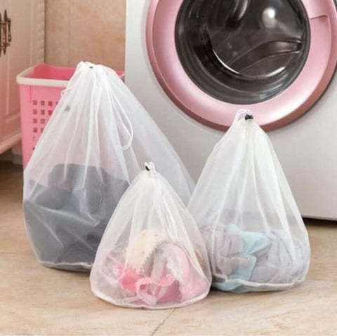 Darrahopens Home & Garden > Laundry & Cleaning > Laundry Wash Bags Laundry Bags - Delicate Laundry Bags - 3-pack - White
