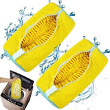 Darrahopens Home & Garden > Laundry & Cleaning > Laundry Wash Bags Shoe Wash Bags - Reusable Zippered Shoe Wash Bags - Sports Shoes (2-Pack)