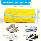 Darrahopens Home & Garden > Laundry & Cleaning > Laundry Wash Bags Shoe Washing Machine Bag Durable Shoe Bag Shoe Cleaning Accessory Sneakers - Blue - Size 001 In Australia - Darrahopens