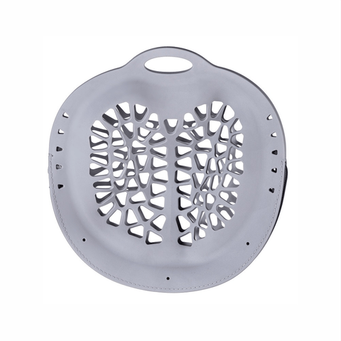 Darrahopens Home & Garden > Laundry & Cleaning > Laundry Wash Bags Silicone Laundry Bag, Reusable Breathable Mesh Wash Bag with Zipper, for Delicate Underwear, Bras, and Shoes, Machine Washable—Gray