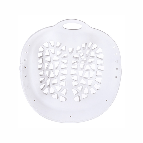 Darrahopens Home & Garden > Laundry & Cleaning > Laundry Wash Bags Silicone Laundry Bag, Reusable Breathable Mesh Wash Bag with Zipper, for Delicate Underwear, Bras, and Shoes, Machine Washable—White