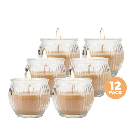 Darrahopens Home & Garden > Laundry & Cleaning Perfect Scent 12PCE Cookies & Cream Fragrant Candle Glass Holder 6.5cm