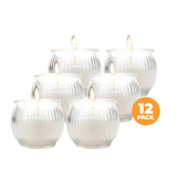 Darrahopens Home & Garden > Laundry & Cleaning Perfect Scent 12PCE Fresh Daisies Scented Fragrant Candle Glass Holder 6.5cm