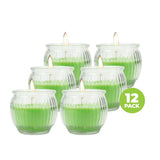 Darrahopens Home & Garden > Laundry & Cleaning Perfect Scent 12PCE Fruit Fusion Scented Fragrant Candle Glass Holder 6.5cm
