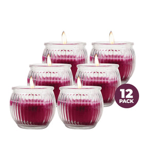 Darrahopens Home & Garden > Laundry & Cleaning Perfect Scent 12PCE Passionfruit Scented Fragrant Candle Glass Holder 6.5cm