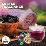 Darrahopens Home & Garden > Laundry & Cleaning Perfect Scent 12PCE Passionfruit Scented Fragrant Candle Glass Holder 6.5cm